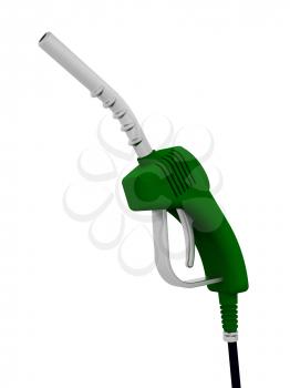 Royalty Free Clipart Image of a Fuel Pump Nozzle