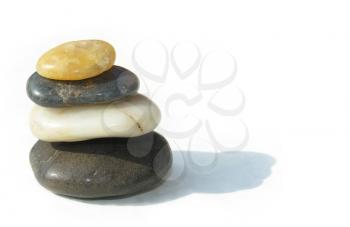 Stones balancing on top of each other