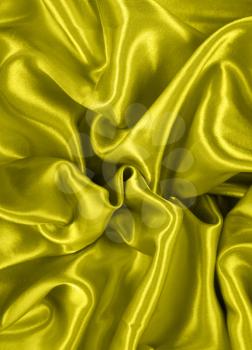 Abstract background of gold satin