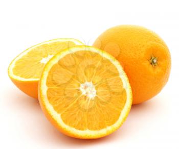 Still life of oranges