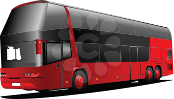 Royalty Free Clipart Image of a New London Bus