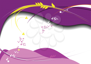 Royalty Free Clipart Image of a Purple and White Background With Grain