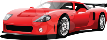 Royalty Free Clipart Image of a Sport Car