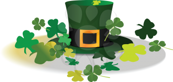 Royalty Free Clipart Image of a Leprechaun's Hat