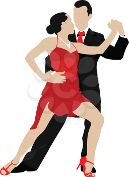 Couples dancing a tango