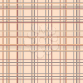 Royalty Free Clipart Image of a Soft Flesh Toned Plaid