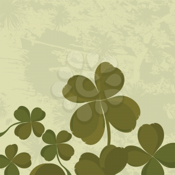 Royalty Free Clipart Image of a Saint Patrick's Day Background