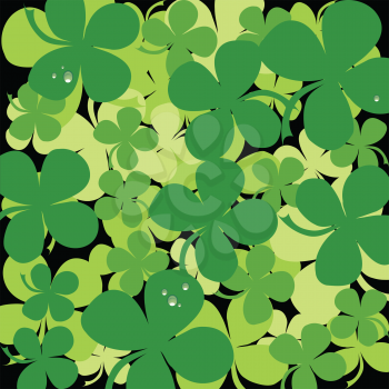 Royalty Free Clipart Image of a St. Patrick's Background