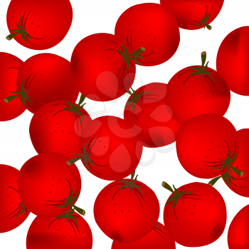 Seamless cranberries background