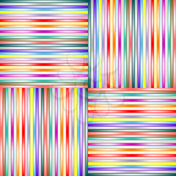 Royalty Free Clipart Image of Woven Striped Background