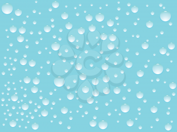 water drops background, abstract vector art illustration