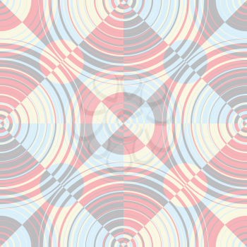 circles pastel pattern, abstract seamless texture, vector art illustration