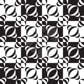 seamless circles texture, abstract pattern, vector art illustration