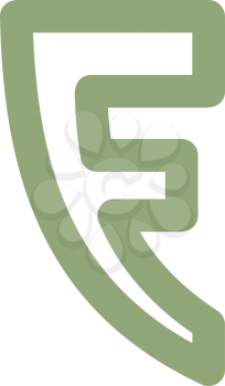 Royalty Free Clipart Image of an F