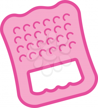 Royalty Free Clipart Image of a Teething Ring