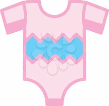 Royalty Free Clipart Image of Baby Girl's Underwear