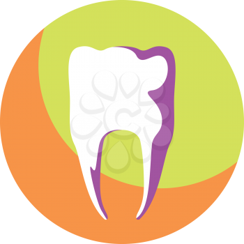 Royalty Free Clipart Image of a Molar