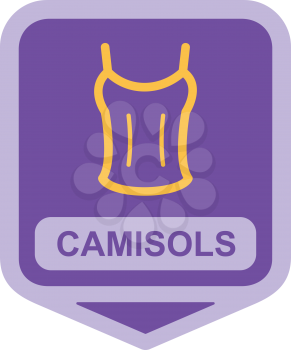 Royalty Free Clipart Image of a Camisole