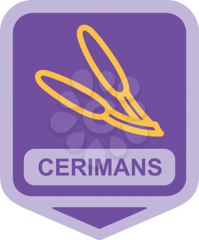Royalty Free Clipart Image of a Ceriman