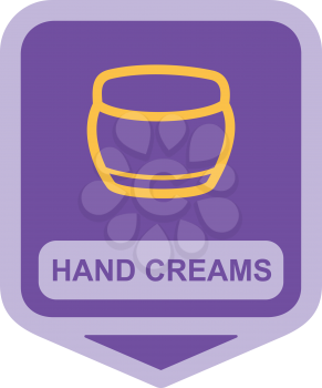 Royalty Free Clipart Image of Hand Creams