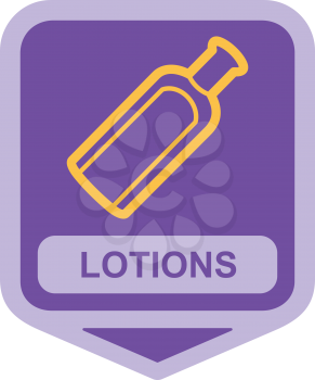 Royalty Free Clipart Image of a Lotion