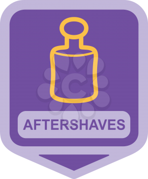 Royalty Free Clipart Image of Aftershave