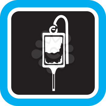 Royalty Free Clipart Image of an IV