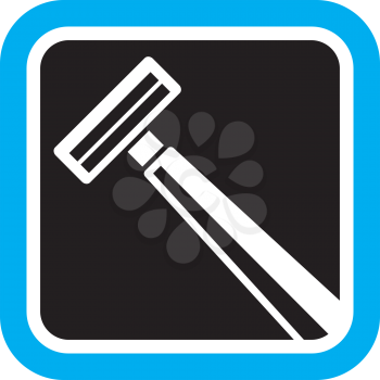 Royalty Free Clipart Image of a Razor