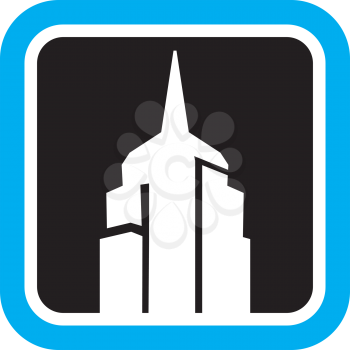 Royalty Free Clipart Image of a Spire