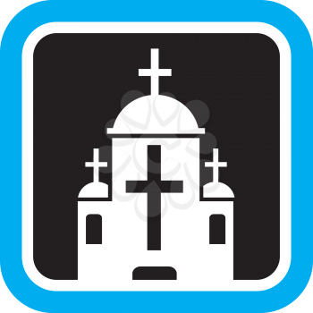 Royalty Free Clipart Image of a Church