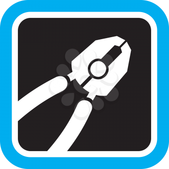 Royalty Free Clipart Image of a Pliers
