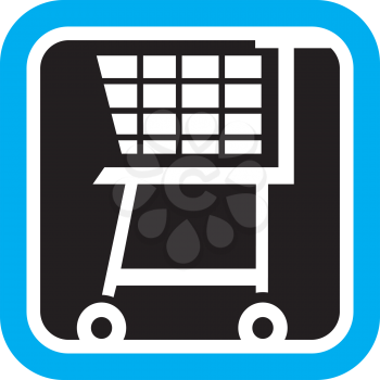 Royalty Free Clipart Image of a Cart
