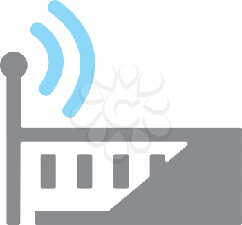 Royalty Free Clipart Image of an Antenna