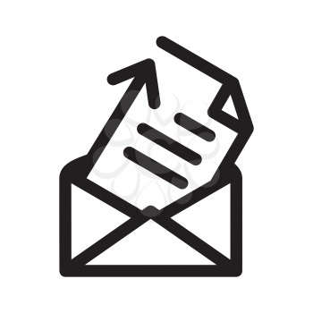 Royalty Free Clipart Image of an Email Symbol