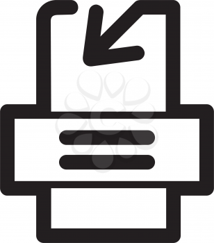 Royalty Free Clipart Image of a Printer