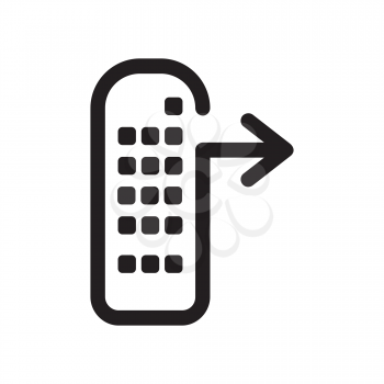 Royalty Free Clipart Image of a Remote Control