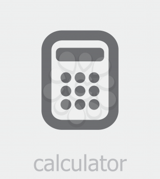 Royalty Free Clipart Image of a Calculator