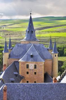 Royalty Free Photo of a Medieval Palace in Segovia