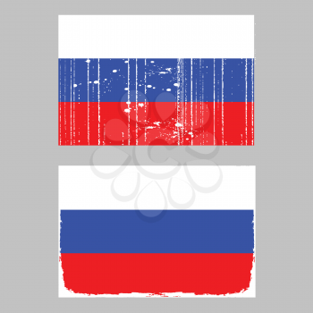 Royalty Free Clipart Image of a Russian Flag