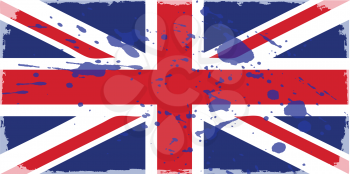 Royalty Free Clipart Image of a Union Jack Flag