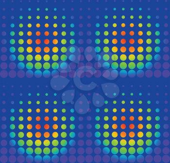Royalty Free Clipart Image of Pattern With Gradient Circles