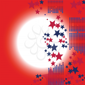 4th of july abstract background