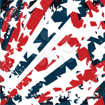 american flag grunge stylized background