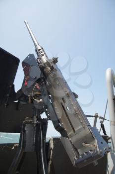 Royalty Free Photo of Weapons on a Naval Ship