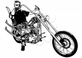 Motorcyclist Clipart