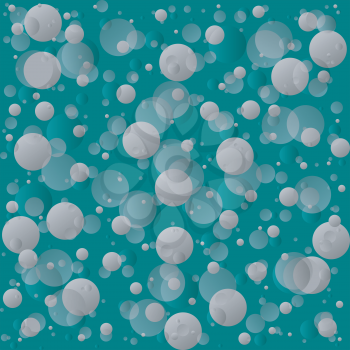 Background with grey bubbles
