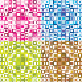 Four pattern in squares