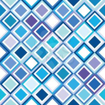 Geometrical pattern in blue tones