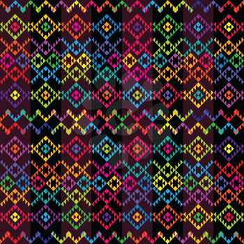 Ethnic colored carpet