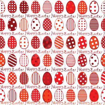 Easter wrapping paper seamless pattern